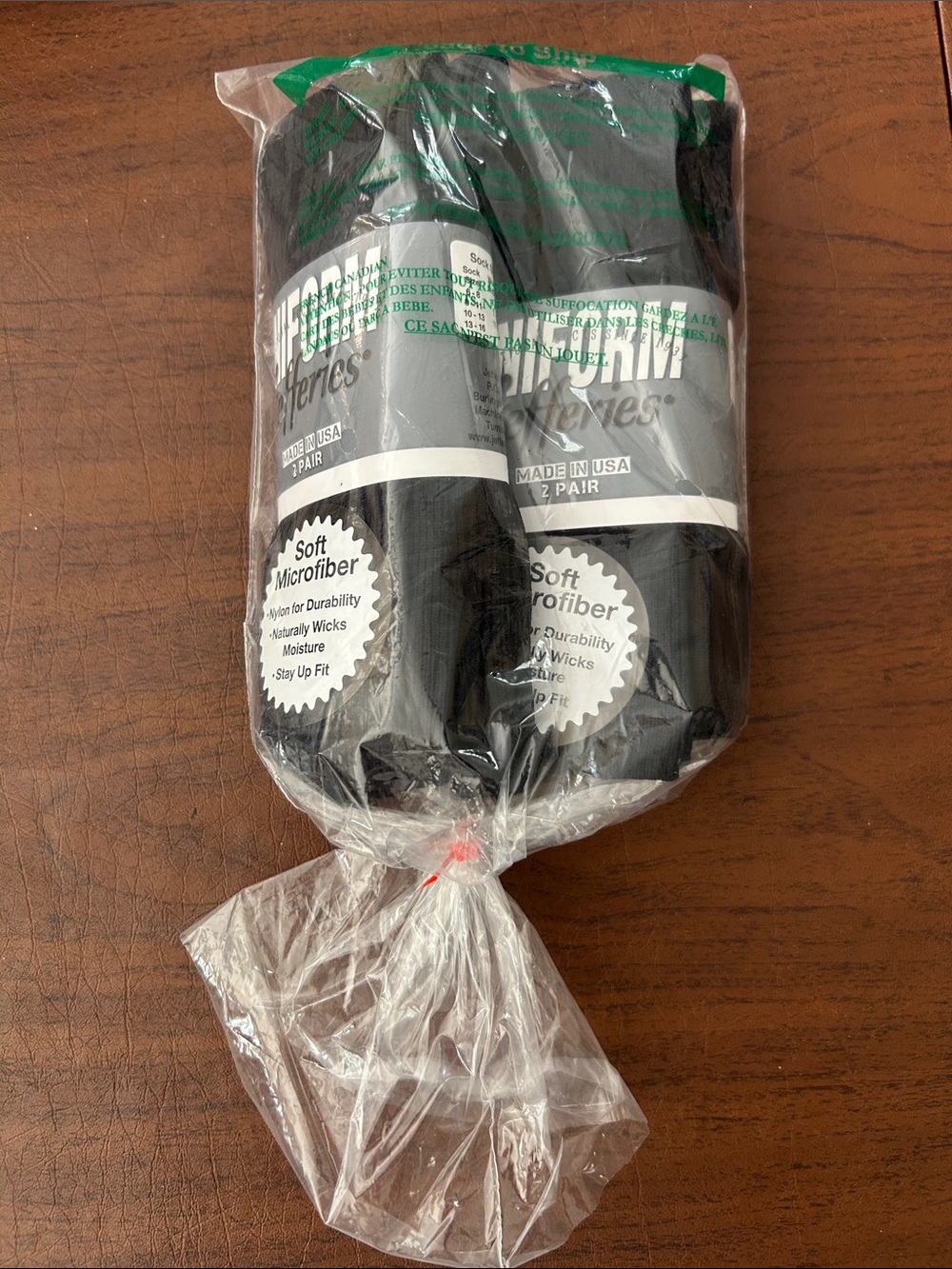 Jefferies Socks Black Dress Socks - 2 Pair Pack